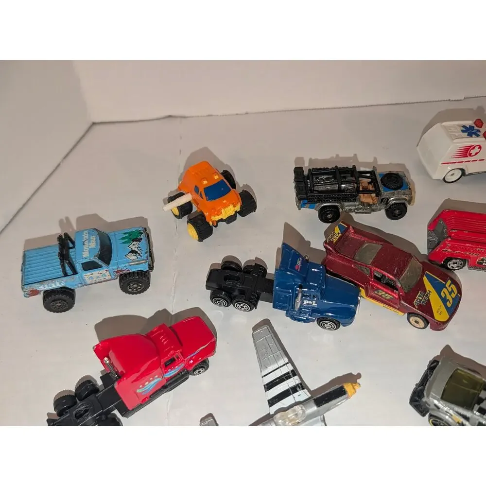 Mixed Lot 25 Vintage Diecast Cars Matchbox Hot wheel Vehicles New Tony Stewart